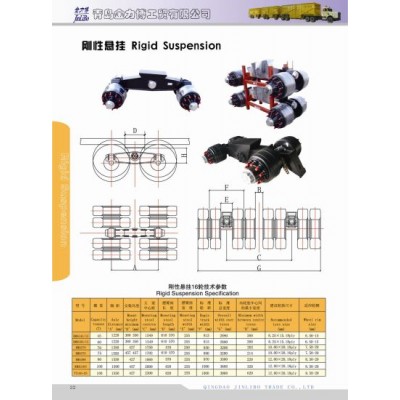 Suspension System Trailer Suspension Truck Suspension Rigid Suspension