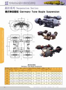 Trailer Suspension Germany Type Suspension Bogie Suspension